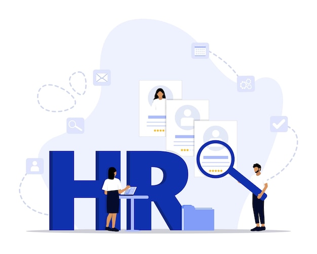 Human resources concept illustration