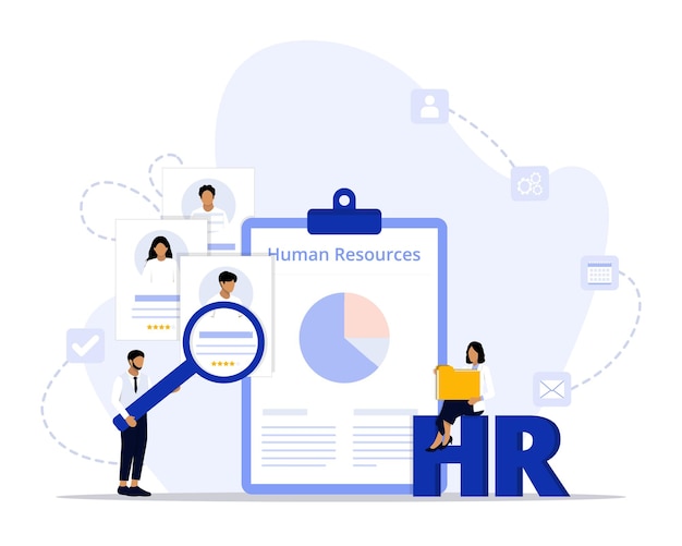 Human resources concept illustration